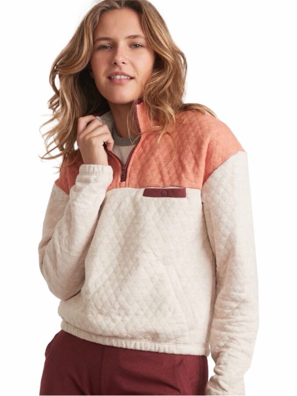 Marine Layer Colorblock Corbet Pullover